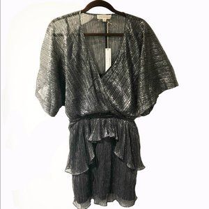 Lovestitch Shimmer Metallic Mini Dress NWT - Size M